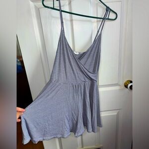 Garage Striped Spaghetti Strap Romper size Medium